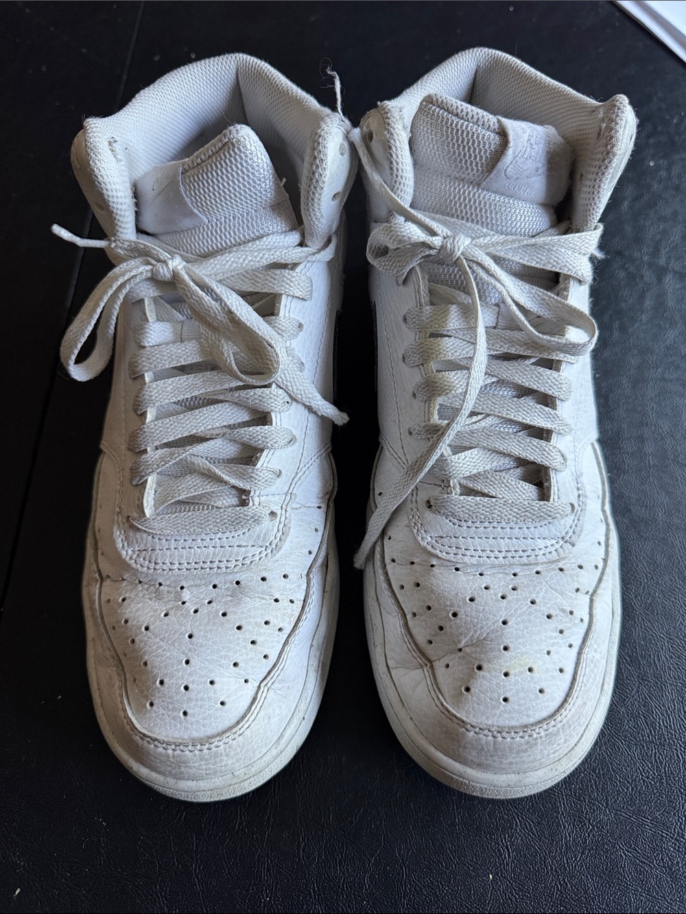 White High-Top Sneakers